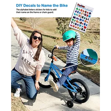 JOYSTAR 16 Inch Kids Bike for 4-7 Ages with Training Wheels Coaster Braking Ride-On Boys Bicycle 4 5 6 7 Years Children Bikes BMX Style Birthday Gifts Blue
