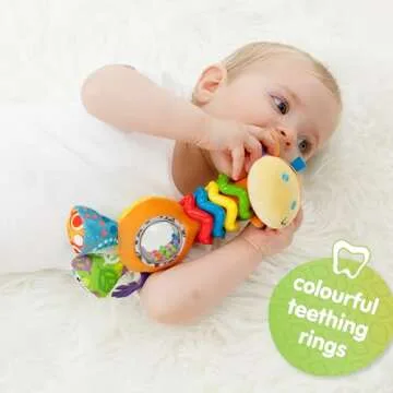 Playgro Bead Buddy Giraffe Toy for Sensory Fun