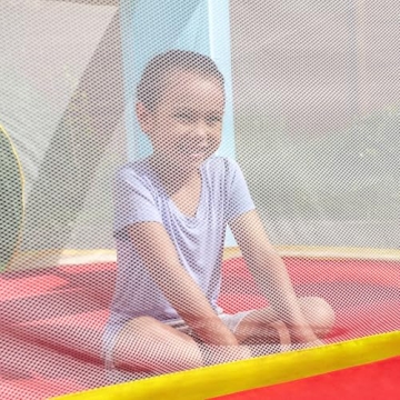 Fisher-Price Inflatable Mega Bouncer with 50 Play Balls