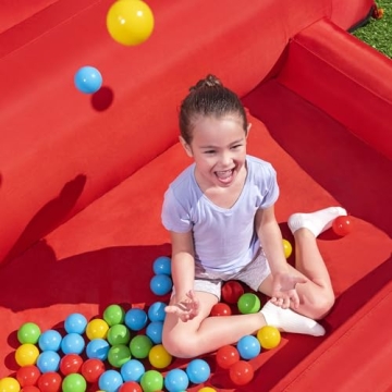 Fisher-Price Inflatable Mega Bouncer with 50 Play Balls