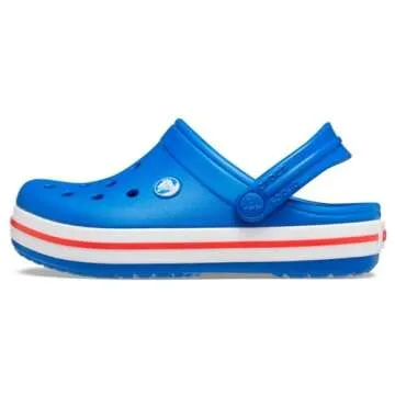 Crocs Unisex-Child Crocband Clogs (Todder Shoes), Blue Bolt, 5 Toddler