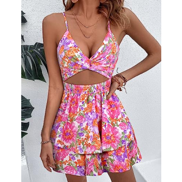 AGEWAY Stylish Summer Romper for Elegant Beachwear