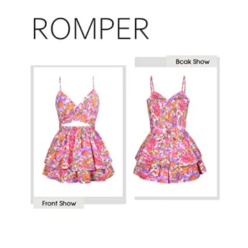 AGEWAY Stylish Summer Romper for Elegant Beachwear