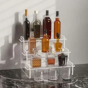 Meteou 9.5'' Acrylic Perfume Organizer - Elegant Storage Solution