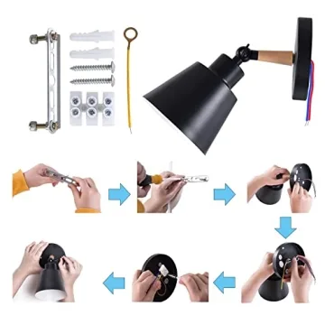 Modern HOREVO Nordic Wall Sconce Elegant Lighting for Home