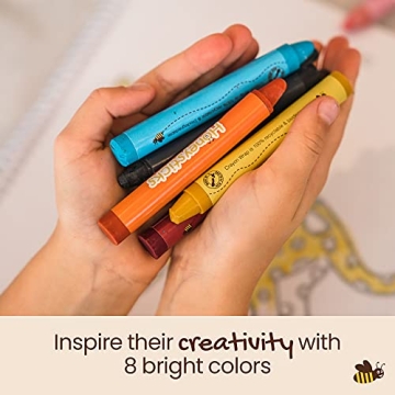 Honeysticks Jumbo Crayons - 100% Pure Beeswax, Non-Toxic