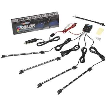 LEDGlow Multi-Color LED Interior Light Kit for Cars