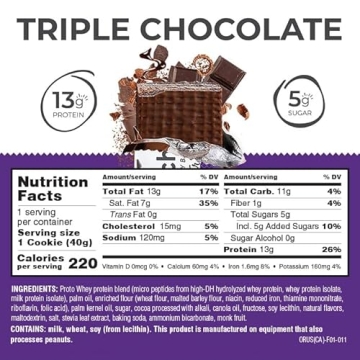 Power Crunch Protein Bars, Triple Chocolate | 12 Count