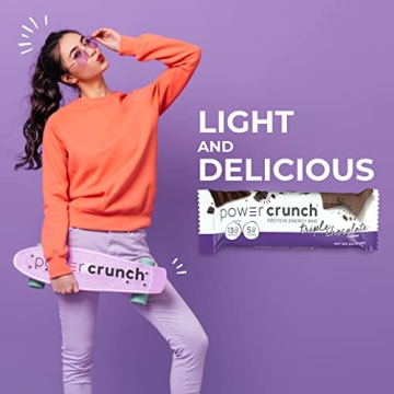 Power Crunch Protein Bars, Triple Chocolate | 12 Count
