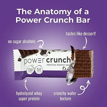 Power Crunch Protein Bars, Triple Chocolate | 12 Count