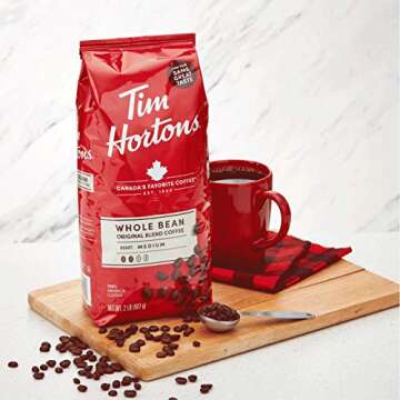Tim Hortons Whole Bean Medium Roast Coffee 32 Ounce