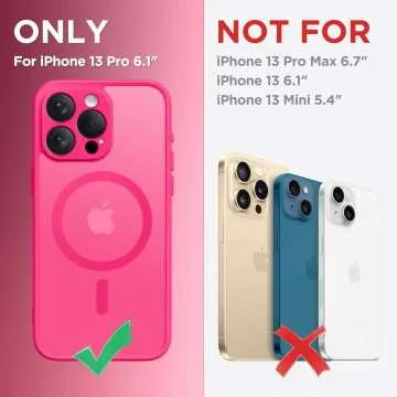 Magnetic iPhone 13 Pro Case - Shockproof & Stylish