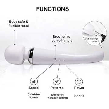 Versatile Therapeutic Personal Massager with Power & Style