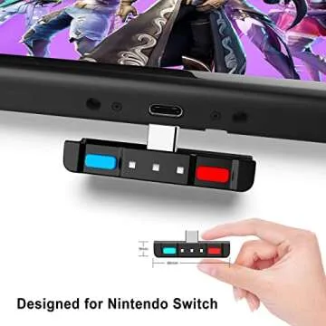 HomeSpot Bluetooth Audio Adapter with USB-C, Built-in mic, for Nintendo Switch, PS4, PS5, PC, Supports Headphones mic, aptX Low Latency, Dual Headphones, in-Game Voice Chat
