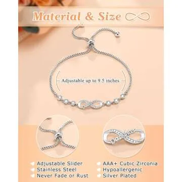 Infinity Daughter Bracelet - Gifts from Mom to Daughter