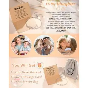 Infinity Daughter Bracelet - Gifts from Mom to Daughter