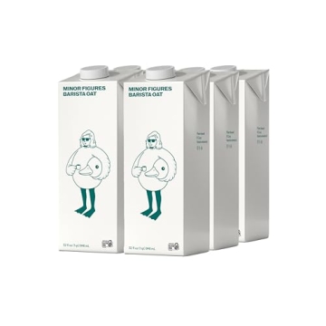 Minor Figures Oat Milk - Barista Standard - 32 Oz - 6 Pack - Vegan - Dairy Free
