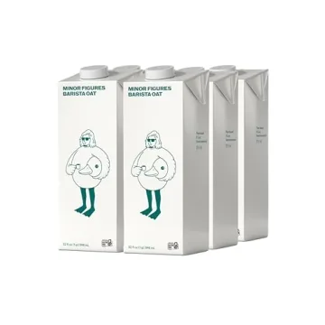 Minor Figures Oat Milk - Barista Standard - 32 Oz - 6 Pack - Vegan - Dairy Free