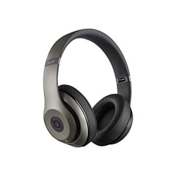 Beats Studio Wireless Over-Ear Headphone - Titanium (Renewed)