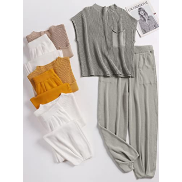 Chic ANRABESS Two Piece Loungewear Set for Women