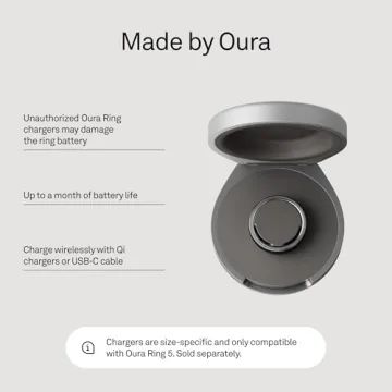 Oura Ring 5 Charging Case - Up to 30 Days Battery Life