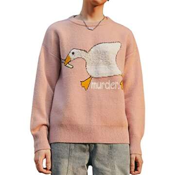 Laixton Oversized Unisex Sweater - Casual Knitwear for All