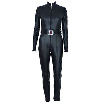 Cosplay.fm Women's Widow Universe Space Cosplay Costume Bodysuit (S)
