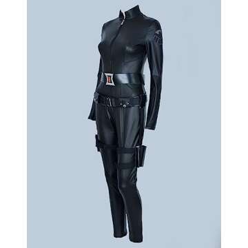 Cosplay.fm Women's Widow Universe Space Cosplay Costume Bodysuit (S)