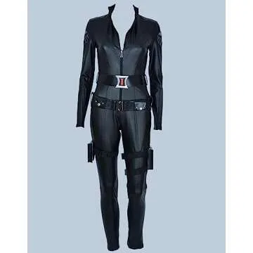 Cosplay.fm Women's Widow Universe Space Cosplay Costume Bodysuit (S)
