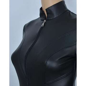 Cosplay.fm Women's Widow Universe Space Cosplay Costume Bodysuit (S)