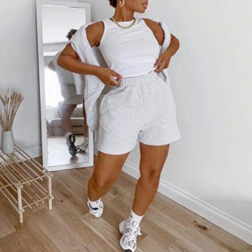 Meihuida Sweat Shorts for Women - Comfortable & Stylish