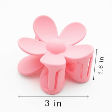 Durable Flower Hair Clips for All Hair Types 8PCS
