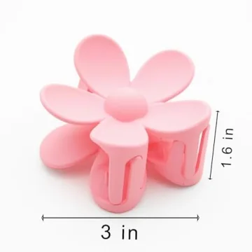 Durable Flower Hair Clips for All Hair Types 8PCS
