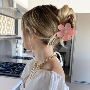 Durable Flower Hair Clips for All Hair Types 8PCS