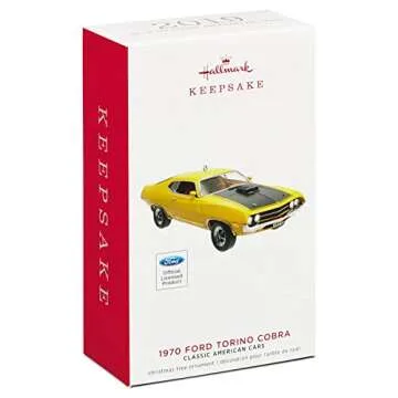 Hallmark 1970 Ford Torino Cobra Christmas Ornament