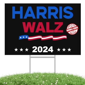Harris Waltz 2024 Vote Lawn Sign - Double Sided & Durable