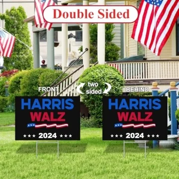Harris 2024 Vote Lawn Sign - Double Sided