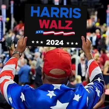 Harris 2024 Vote Lawn Sign - Double Sided