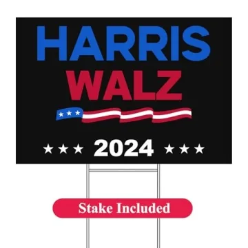 Harris 2024 Vote Lawn Sign - Double Sided