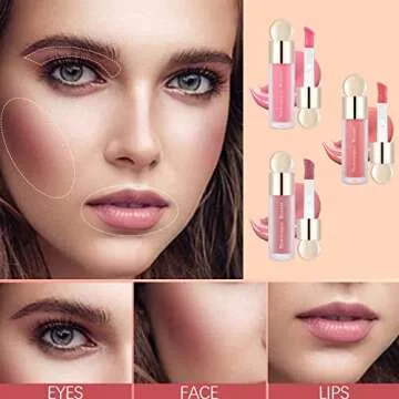 Face Blush Liquid Cream Blush Long Lasting Waterproof #01