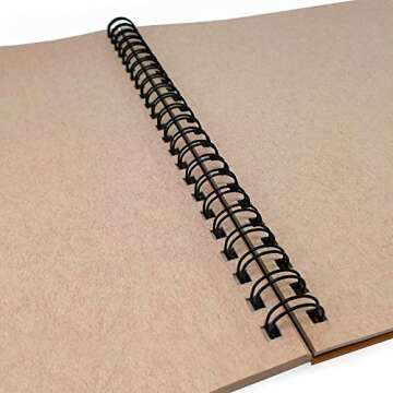 Strathmore 400 Series Sketch Pad, Toned Tan, 9x12 inch, 50 Sheets - Artist Sketchbook for Drawing, I...