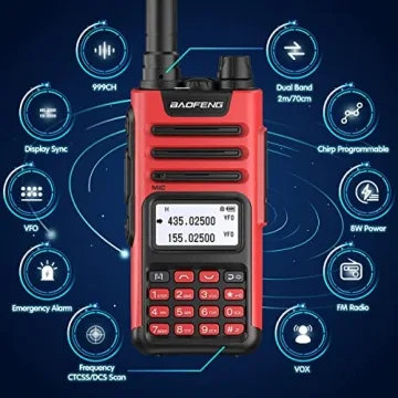Baofeng TP-8Plus Two Way Radios - Long Range & Rechargeable