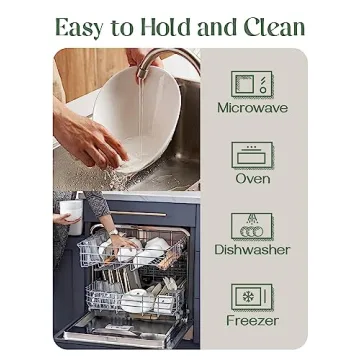 DOWAN Slanted Salad Bowls - Elegant & Versatile Dining Set