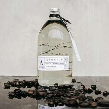 Archive Journey Within Bubble Bath for Adults, 33.8 fl. oz. – Lavender & Earthy Rosehip Fragrance – Blend of Natural Oils, Refine Bath Bubbles for Women or Men, Adult Bubble Bath