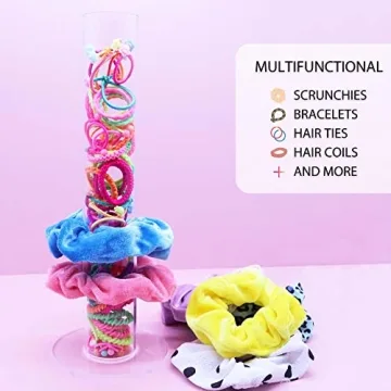 FROG SAC Acrylic Scrunchie Holder 11 Inch Organizer for Girls