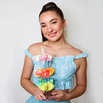 FROG SAC Acrylic Scrunchie Holder 11 Inch Organizer for Girls