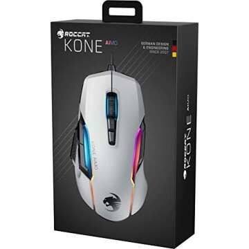 ROCCAT Kone AIMO Gaming Mouse - Ergonomic, RGB, 16000 DPI