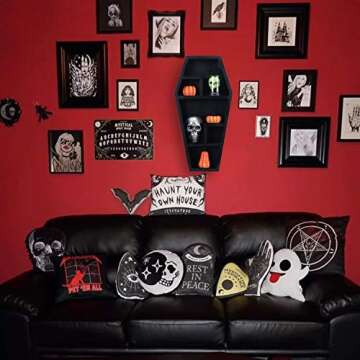 Coffin Shelf – Gothic Decor for Display or Storage by HanSoar