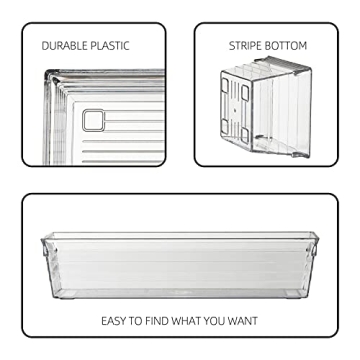 Acrylic Drawer Organizers Set of 10 for Any Space