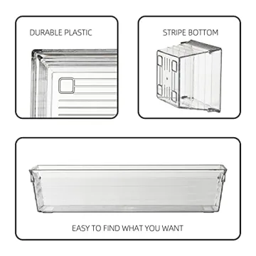 Acrylic Drawer Organizers Set of 10 for Any Space